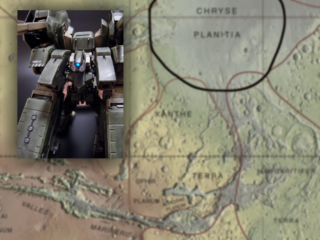 火星、タルシス工廠での修復は問題無く完了したが、テスト中（コクピットは外された状態）に制御不能に陥り、工廠を壊滅させてマリネリス峡谷へ消えた。
峡谷を抜けクリュセ方面へ向かったと推測されたが入り組んだ地形と機体のステルス性のために発見できず、「ＡＳＷ－Ｇ－０８」は再びロストナンバーとされた。