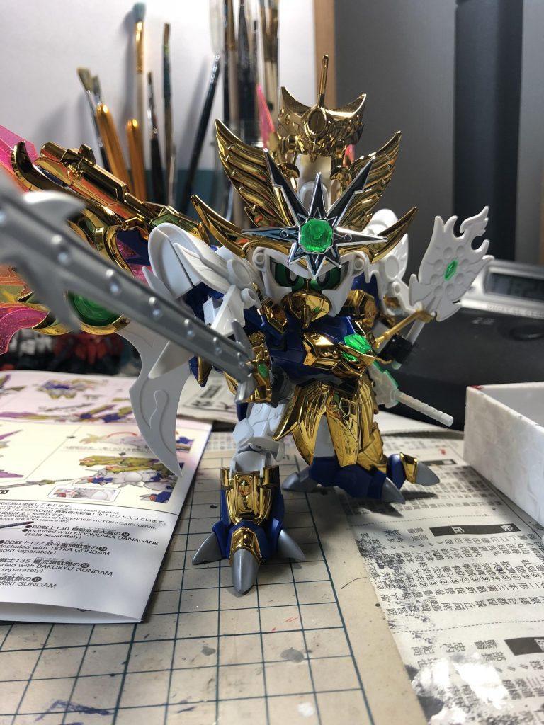 大将軍形態、パチ組み。色がないので寂しすぎですね…