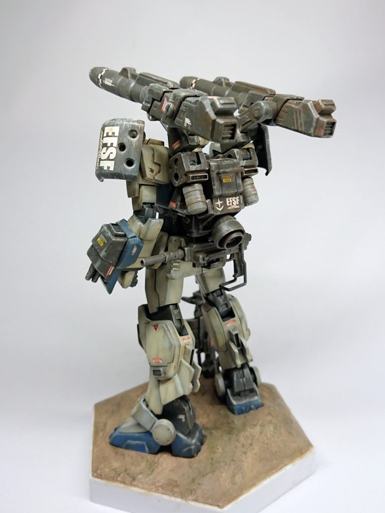 陸戦型ガンダム:砲撃仕様–3枚目/制作者：けーいち