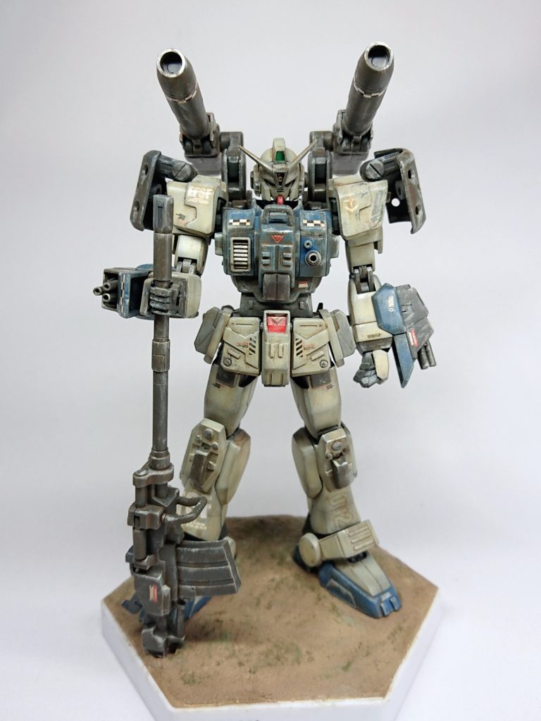 陸戦型ガンダム:砲撃仕様–2枚目/制作者：けーいち