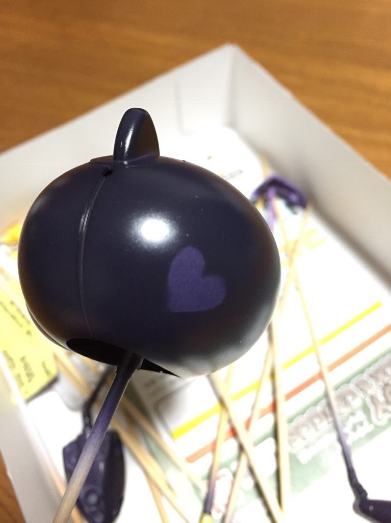 黒すぎて目立たない(´・ω・`)