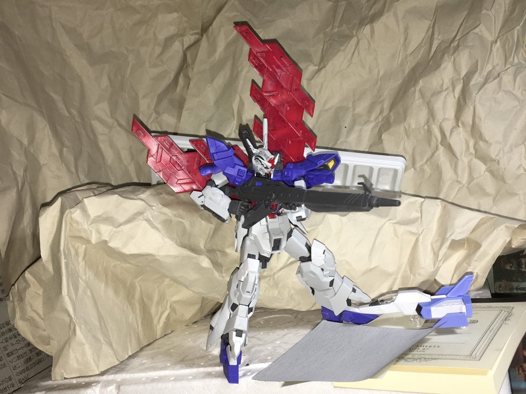 ガンダムエース付録のロングライフル装備