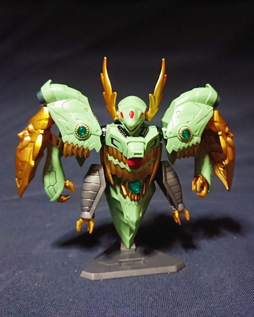 蚩尤ノイエ・ジール
魑魅魍魎を従え三璃紗全土を血に染めたといわれている暗黒の化身。
神話時代に龍帝ユニコーン、虎暁バンシィ、雀瞬シナンジュの三候によって封印されたが、司馬懿により復活を果たす。
黒魔神闇皇帝と面識があるようだが…?