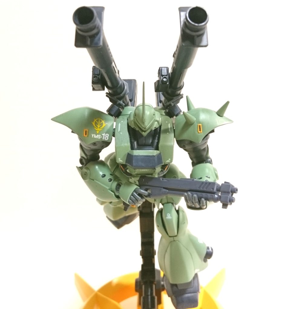 【正面撮影】
参考にしたガンダムウォーの構図で。