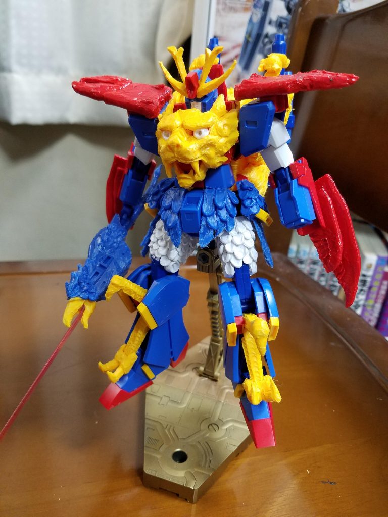 塗装前状態
パテやきっと以外のプラ板等は使っていないので、キットそのままの色味です。