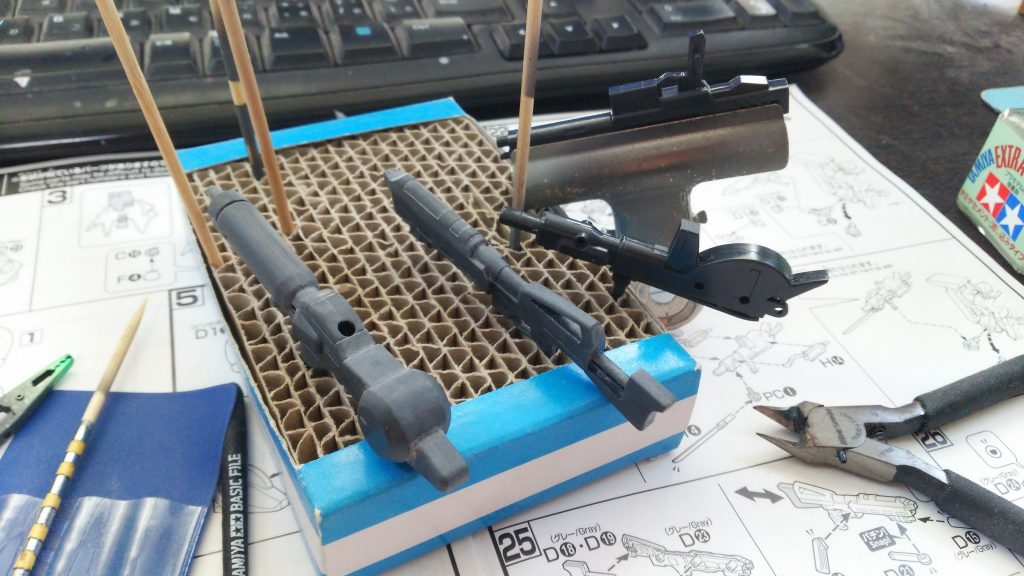 ライフルの合わせ目処理