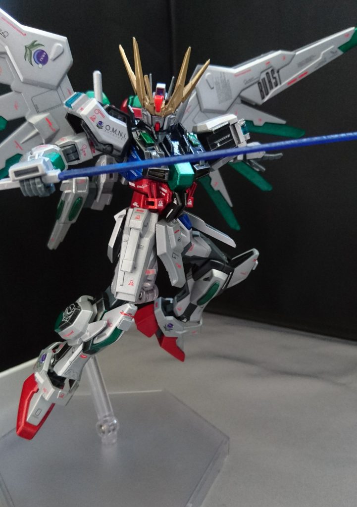 ビームサーベルの塗装はマイカブルー→クリアブルーにしてみました