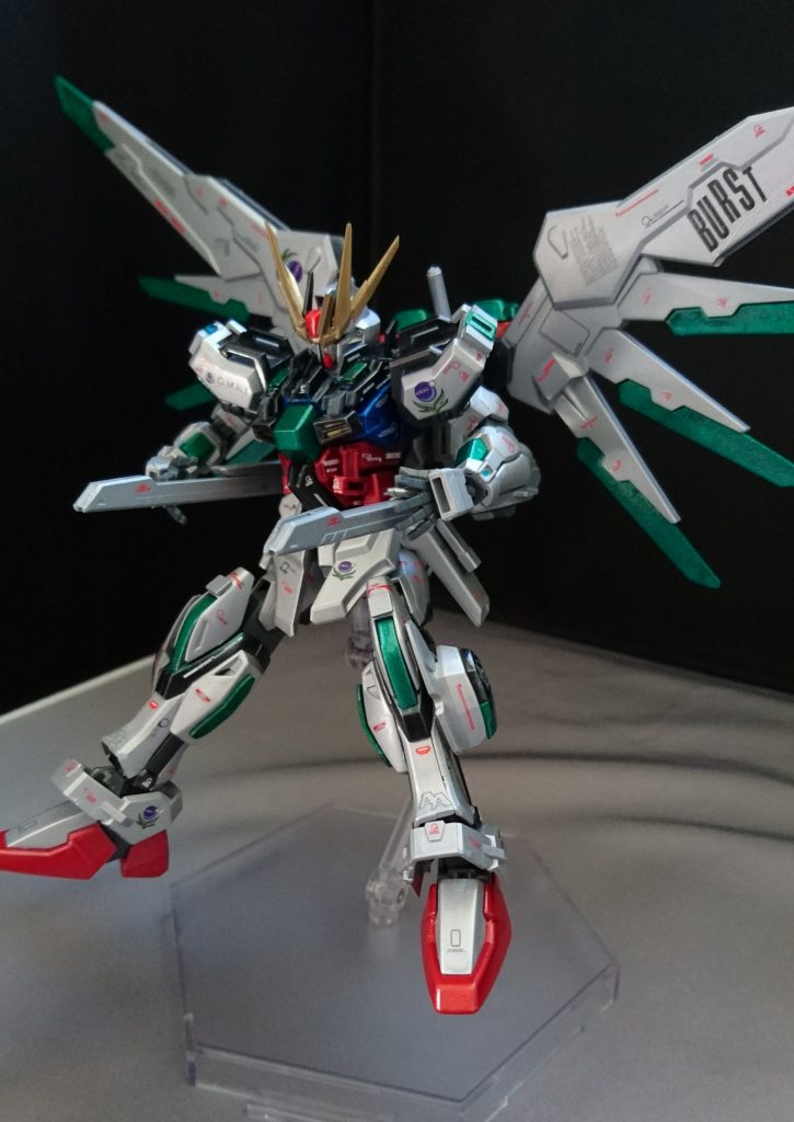 ビームキャノンはエールストライクのバックパックに取り付けられたのでいい感じになりました!