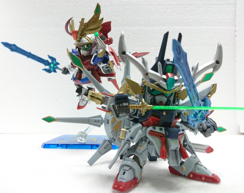 仲間の武者インパルス(ルナマリア)のエクスカリバーを借りたり…