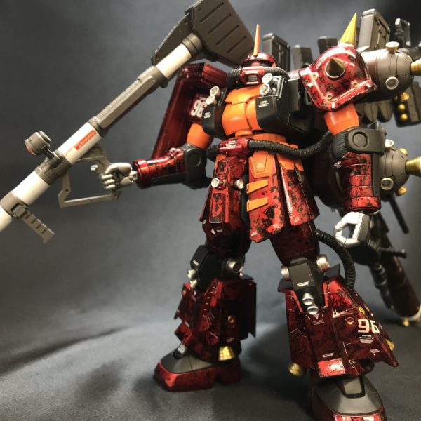 サイコ・ザク　ラップ塗装