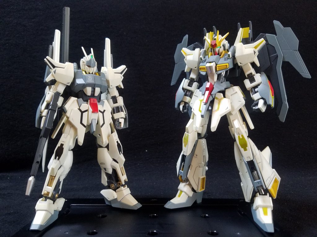 スターゼーターと(・∪・)
サイズ感の違いはあるけど、これはこれで設定の妄想も膨らんでいいかなと(^-^)
ただ、こうやって見ると祈星にもう少しイエローを入れてあげればよかったかなぁと思いますわ(;_;)
あとは、スターゼーターのバックパック、、まだ(仮)なんですわ、、いい加減ちゃんと作らんと ですm(_ _)m