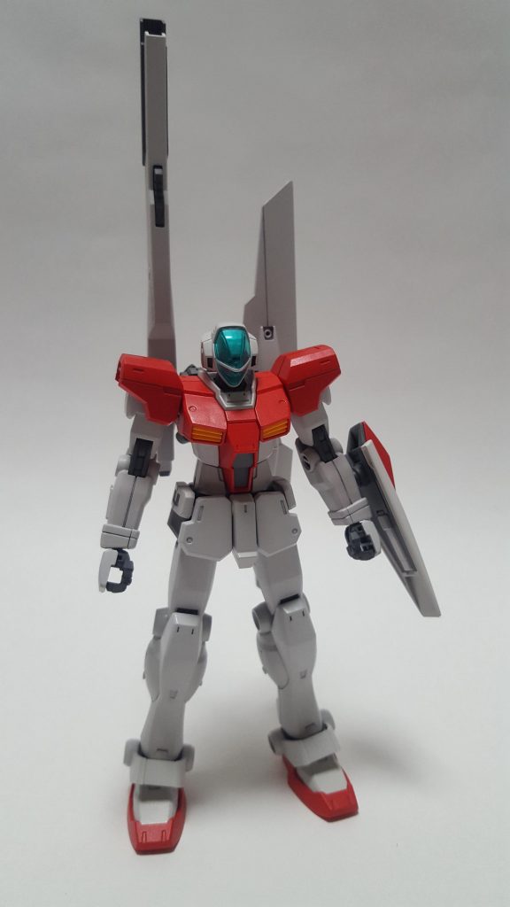 この機体は、GM/GMがベースになっており、稼働範囲が広く操作がしやすくなっている。アラタは、フリーデンへ加入してからの歴は浅く、実力もフォースのトップメンバーにはまだまだ敵わないが、フォースでの経験を経て、着実に実力を付けている。