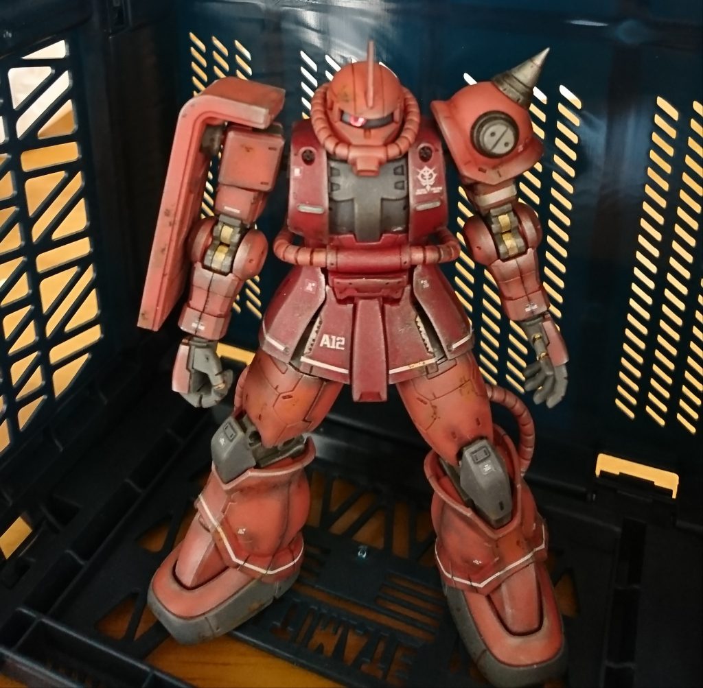 アングル変えて、上から。