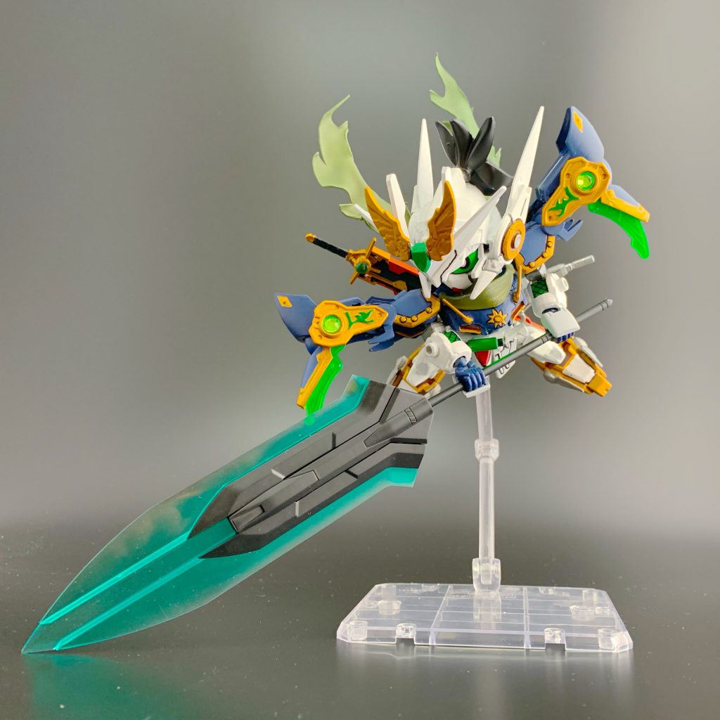 合体してGN斬馬星槍斗(ザンバスターソード)