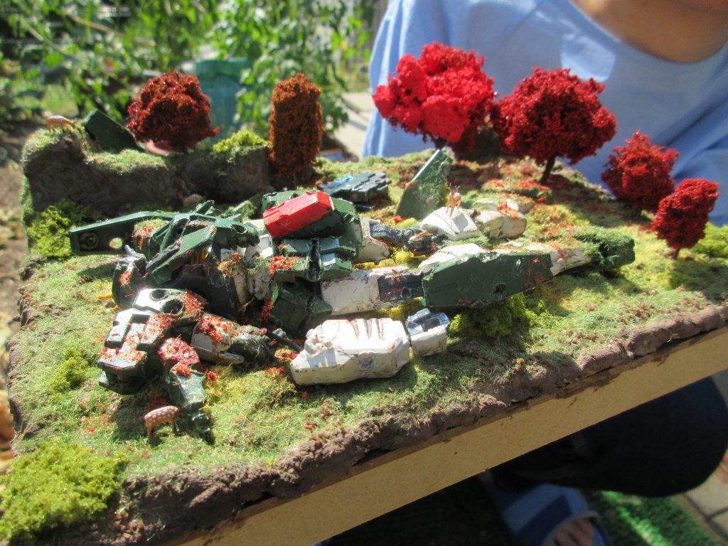 全体。光り輝いてます。
奥にいるのは妹ですー。