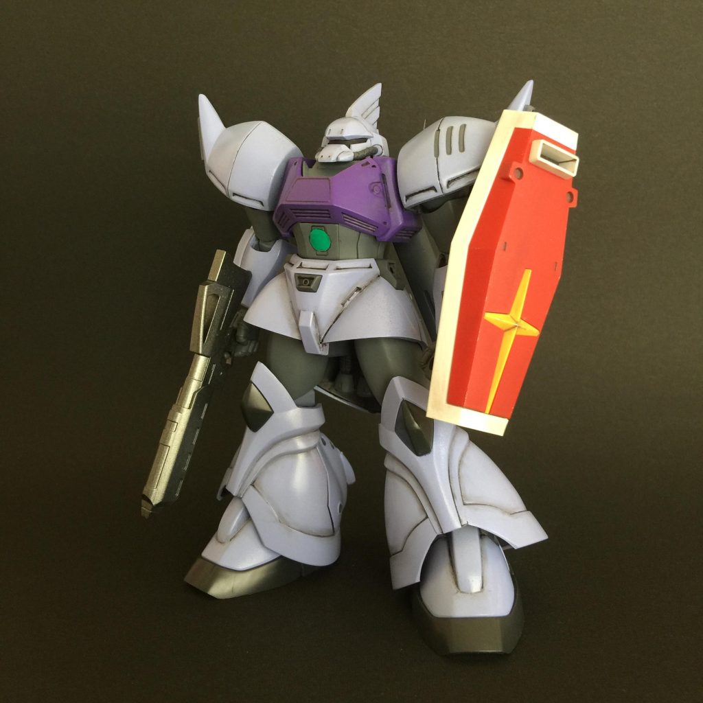 オマケ画像その①
連邦シールド装備状態。
ゲルググには似合わないですねー。