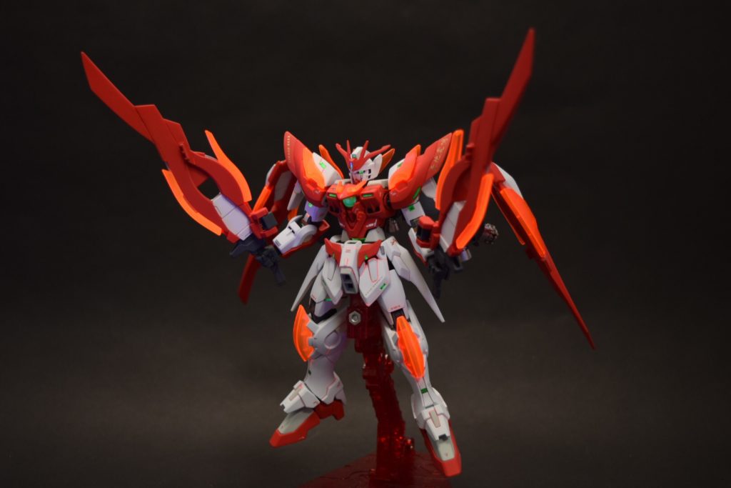 ウイングガンダムゼロ炎パーティーピーポーカスタム–4枚目/制作者：チキン　ユウ