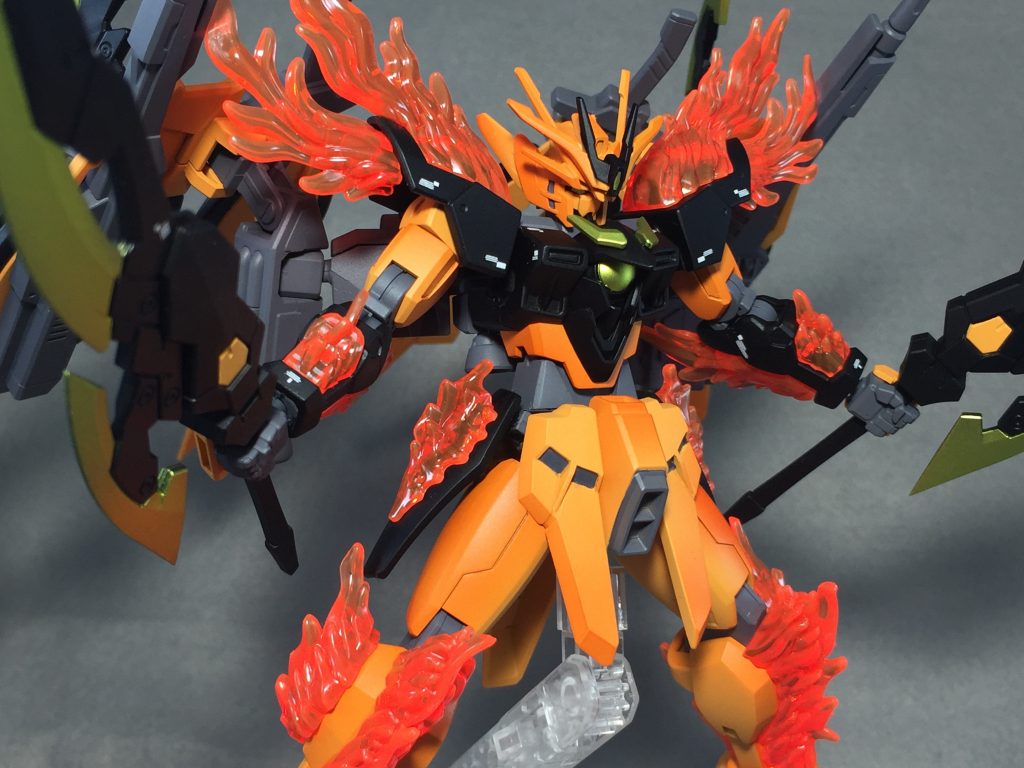 バーストモード。
エフェクト付けただけですが
本体色も相まってド派手に。