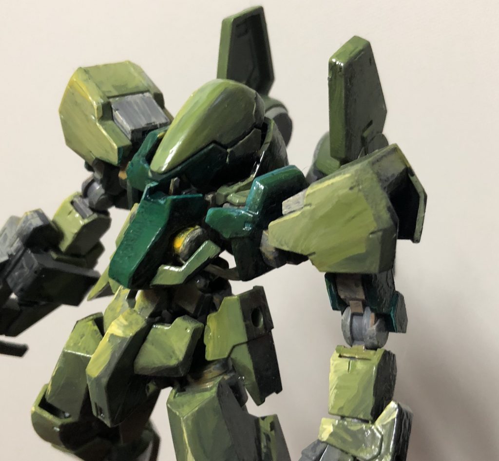 荒いです。とにかく塗ったくりました。