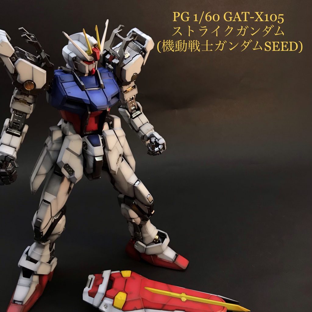 PG 1/60 GAT-X105 ストライクガンダム (機動戦士ガンダムSEED)–2枚目/制作者：taropapa1403