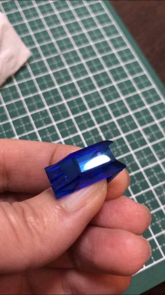 ペーパーとコンパウンドで仕上げ