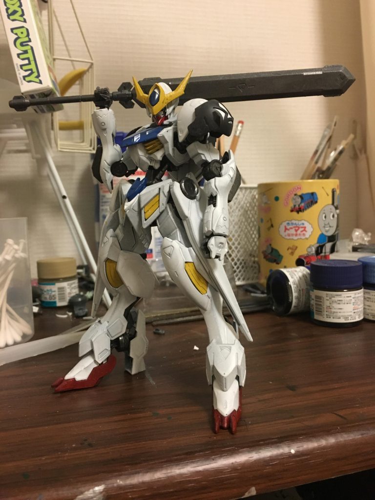 汚し、チッピング前です。
雑に塗ったのが丸見えですね。(￣▽￣;)