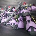 HGドム　3機セット　部分塗装 HGUC MS-09 ドム (黒い三連星 トリプルドムセット)｜ウサ男さん