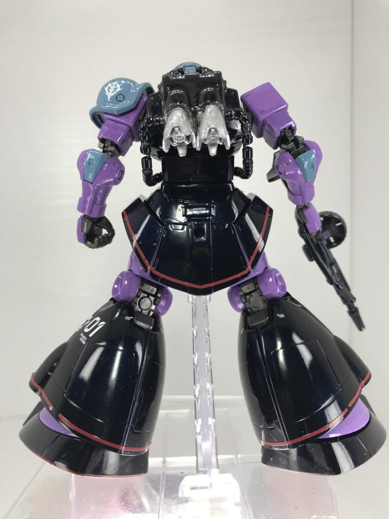 HG 高機動試作型ザク 光沢偏光メタリック塗装 〜ロールアウト仕様 〜黒偏光仕上げ〜–9枚目/制作者：モルガナ