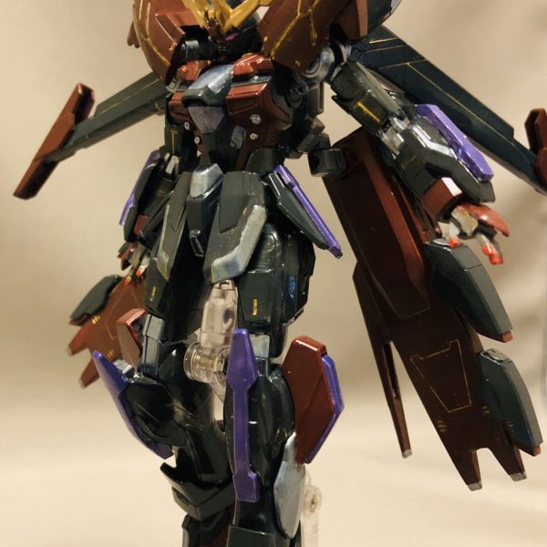 海外輸入 ビルドファイターズHGBF キャンディ塗装 ガンダムX魔王 改造