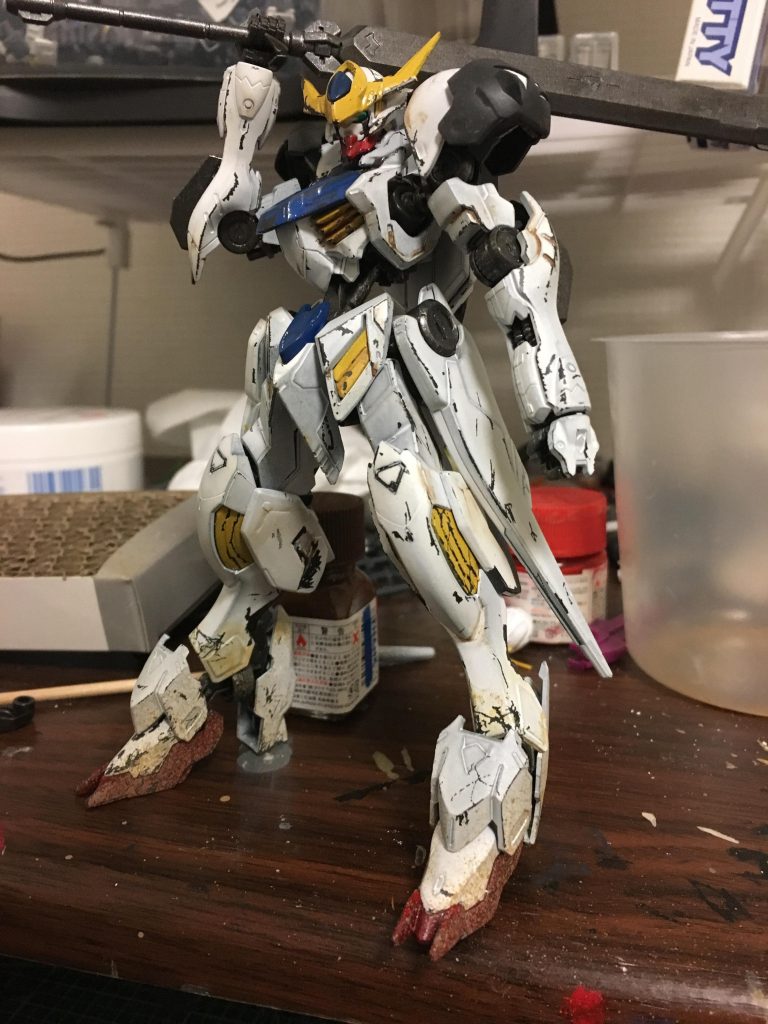 汚し、チッピング後です。
大分らしくはなったと思います。