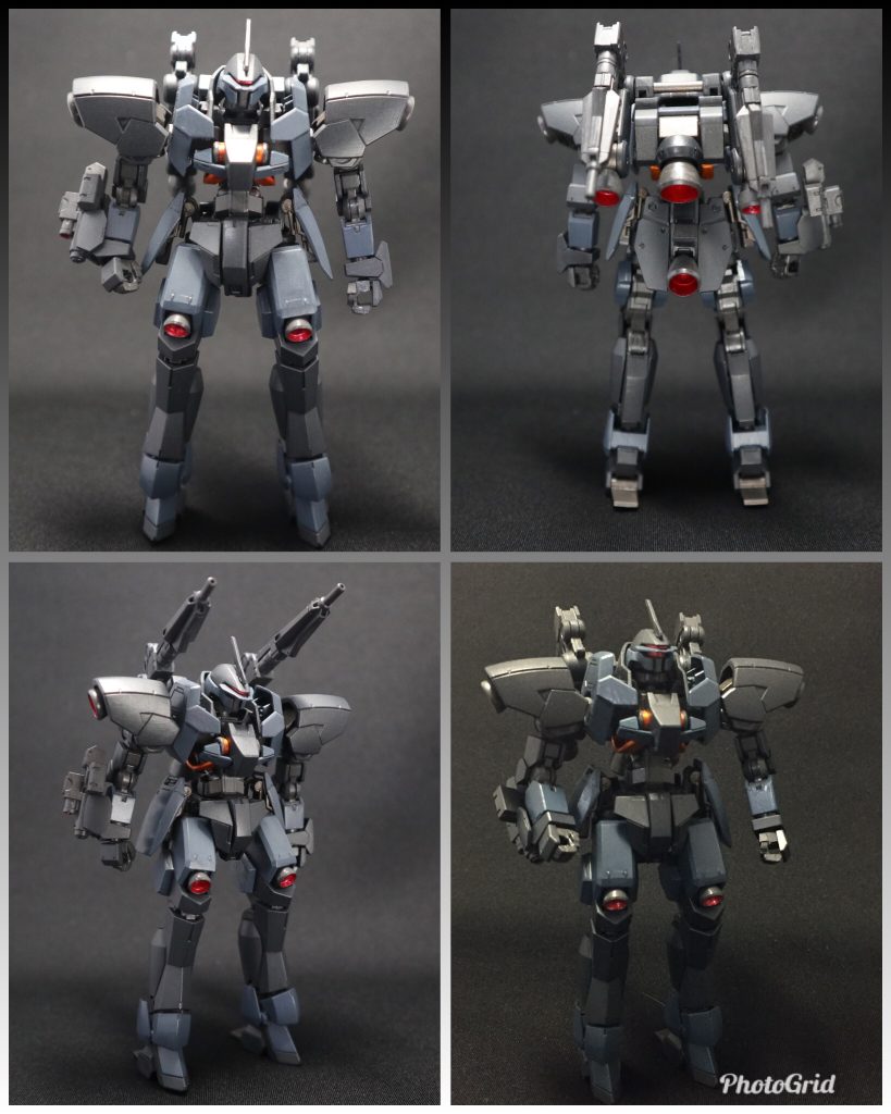 すっぴん素立ち&110㎜砲展開状態