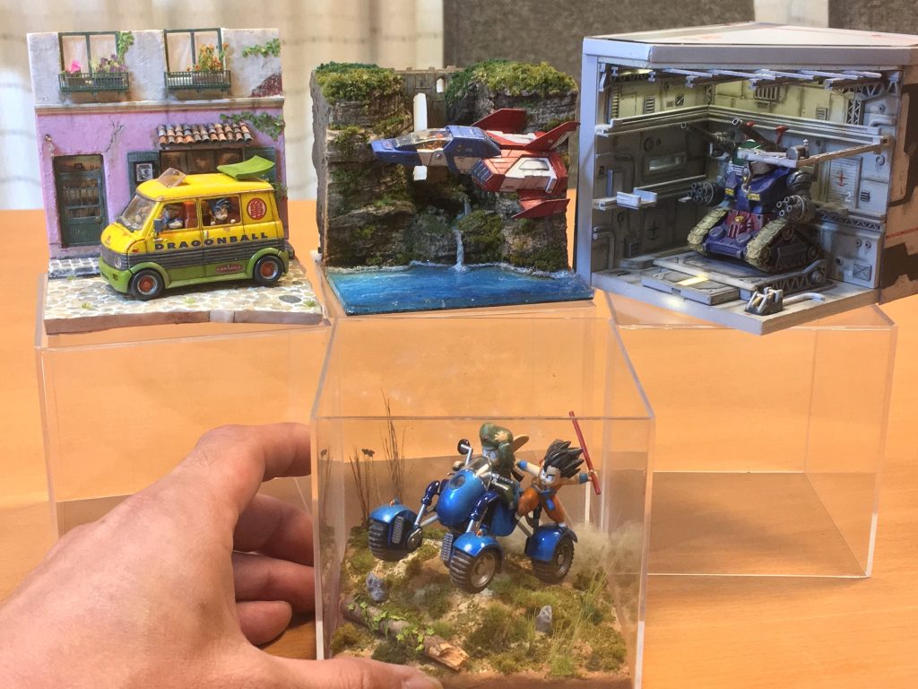 1/100コアファイター ジオラマ–5枚目/制作者：ゆうすけ&かずま