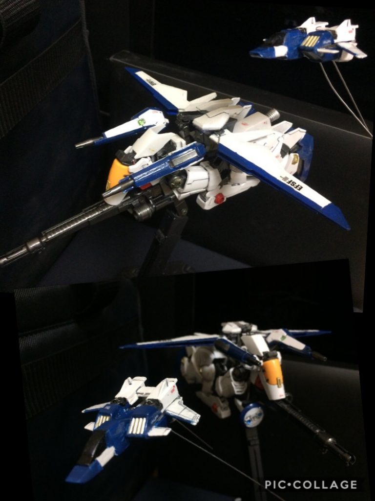 ●Gコア 
コア・ファイター。 
Sガンダムと同じ。ひねりナシ。


●Gボマー 
Bパーツから構成される。下半身。 
増加パーツの為、若干変形方法が変わる。
大腿部フレームにビーム・スマートガン及びビームカノン搭載。 
コクピット部には人工知能「ALICE-ⅱ」を搭載。
こちらは外見上そこまで変化なく、機体バランスも良好でっす。
オプション豊富な駆逐蹂躙爆撃機。