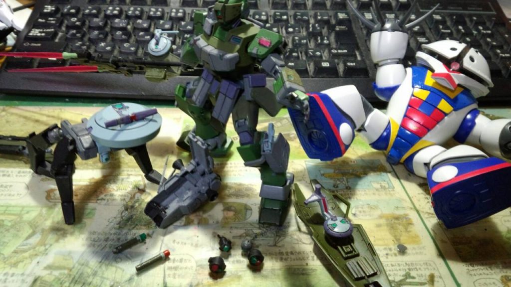 パーツ無駄に多くてアッガイくんもびっくり！