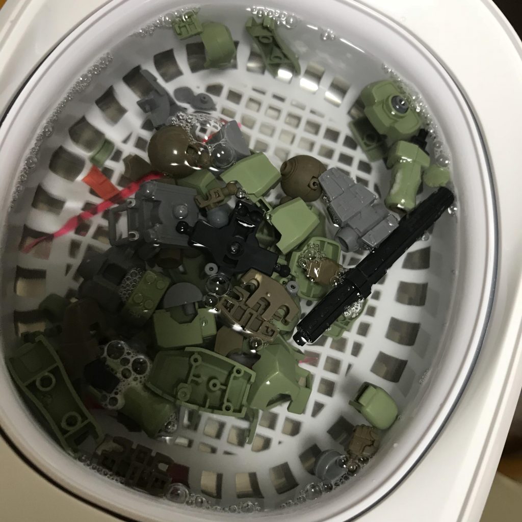 超音波洗浄器は便利ですね〜。一応二回洗浄しました。