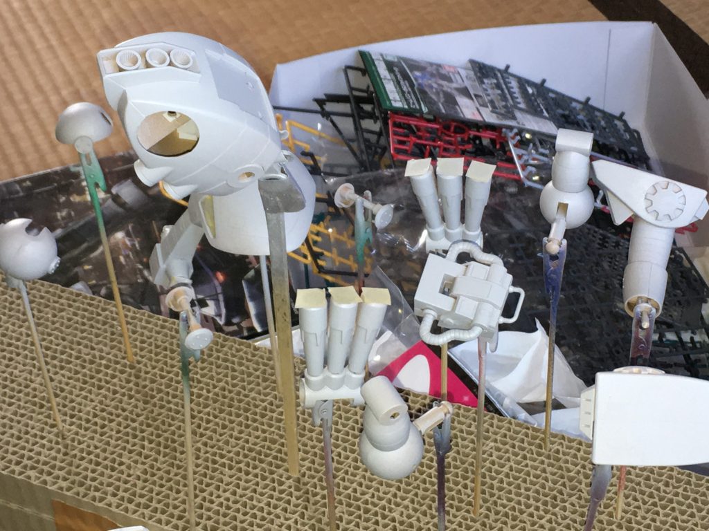 サフの吹き付け