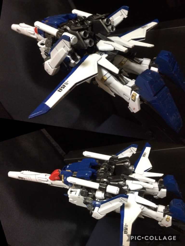 ●Gクルーザー
Gアタッカー+Gベース
Gアタッカーを上部に、Gベースを下部にバックパック部のジョイントにてドッキングした形態。
Gコアが露出した状態で接合されており、最高出力こそ高いものの旋回性能は低下する為、戦闘には不向きとなり、あくまで巡航形態である。
この様にGアタッカーとGベースがドッキングしたものである為、Sガンダムに変形するには一度分離した上で変形し、再度合体しなければならない為、戦闘空域での変形は想定外となる。ただし、オリジナルのSガンダムと同じく、「ALICE−ⅱ」の判断で覆される可能性もある。