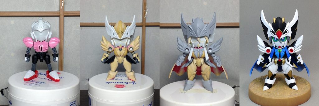 素体は孫尚香ガーベラの上半身、ボールデンの肘、股間はマジンボーンです