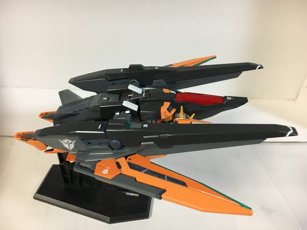 自分で言うのもアレですがGNキャノンのソレスタルビーイングマークがかっこよく決まったと思ってます。