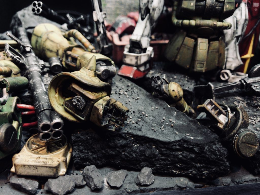 別のザクのパーツアップ