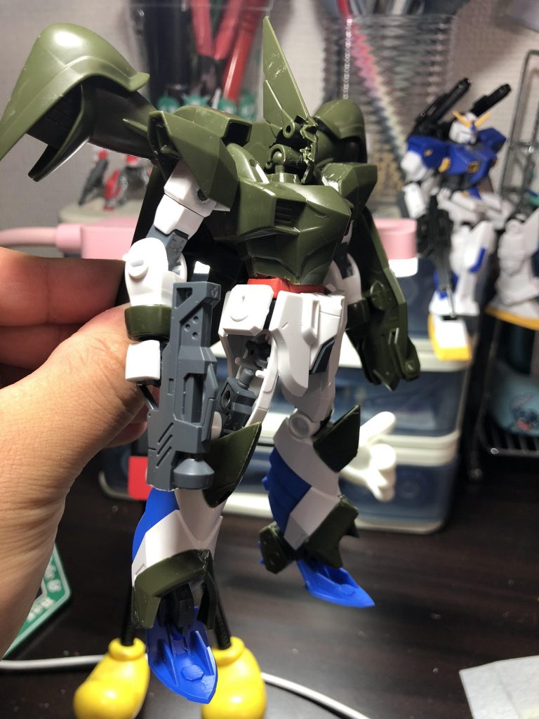 ドレッドノート側に仮組み
この段階で感激中