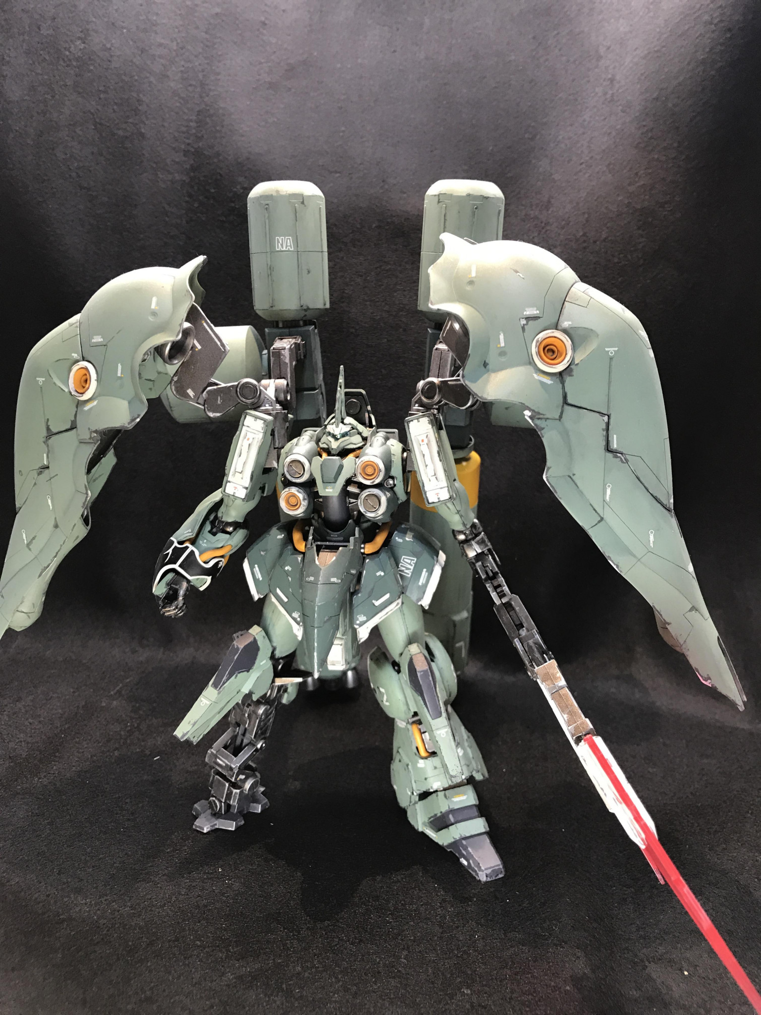 経典 極上 ウェザリング塗装 クシャトリヤ・リペアード 1/144 HGUC 