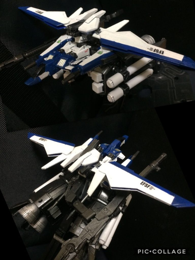 ●Gベース
Gコア+Bパーツ
Gブースターに近い形態。
Gボマーと同じく、脚の代わりに、Ex-Sのブースターユニットが付いているんでこれはまともな神経では乗れません。
大型のブースターユニットが背後にあって、機首はGコアっていう恐怖。
普通のコアブースターの2倍の推力です。スペースデプリにぶつかったりしたら...。あくまで離脱用です。操縦は「ALICE-ⅱ」に任せましょう。