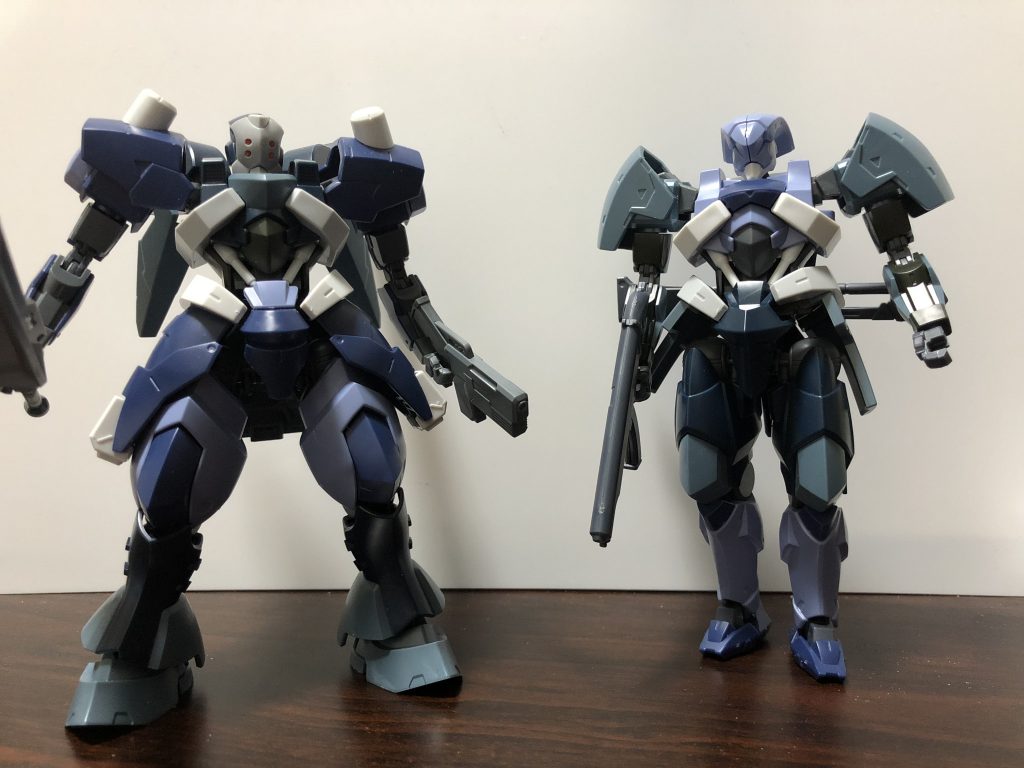 最初はこんな感じで、同系キットだから良い感じやわ〜(^ω^)
と遊んでました。