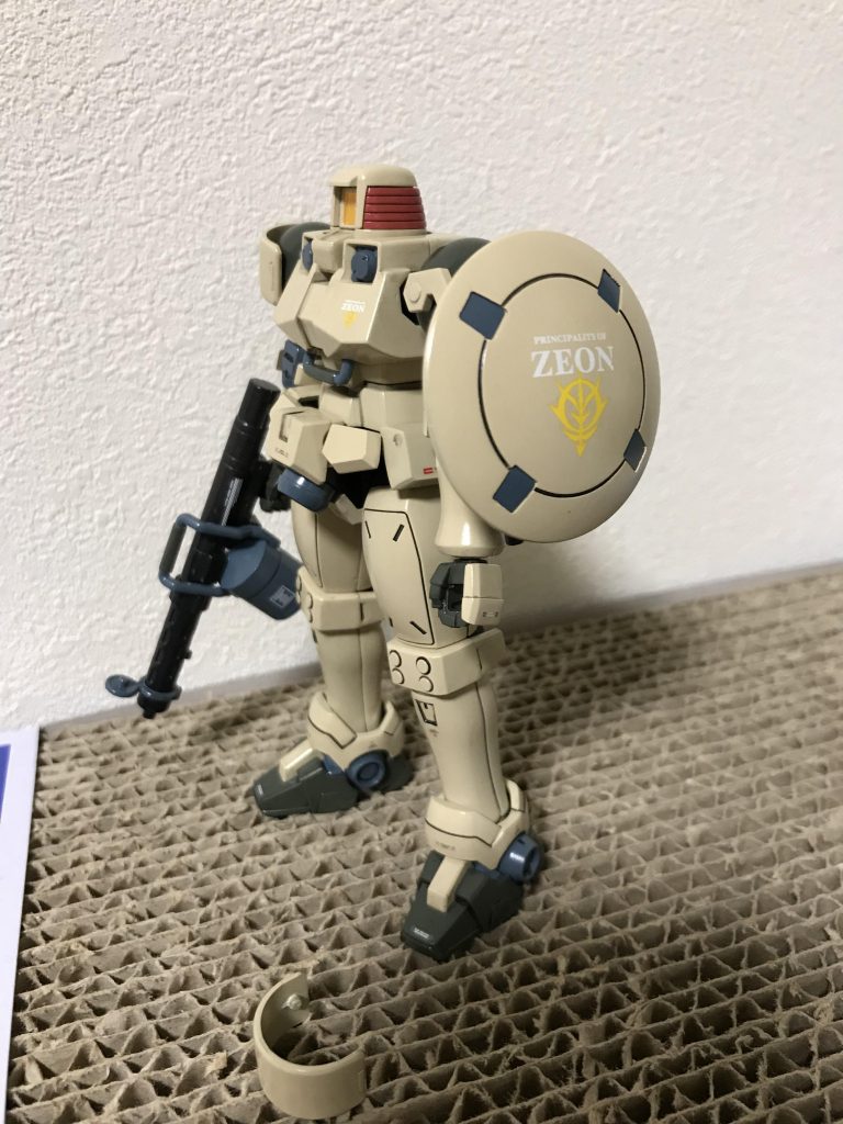 水転写デカール貼った後。シールドのデカールが最高に気に入っています。