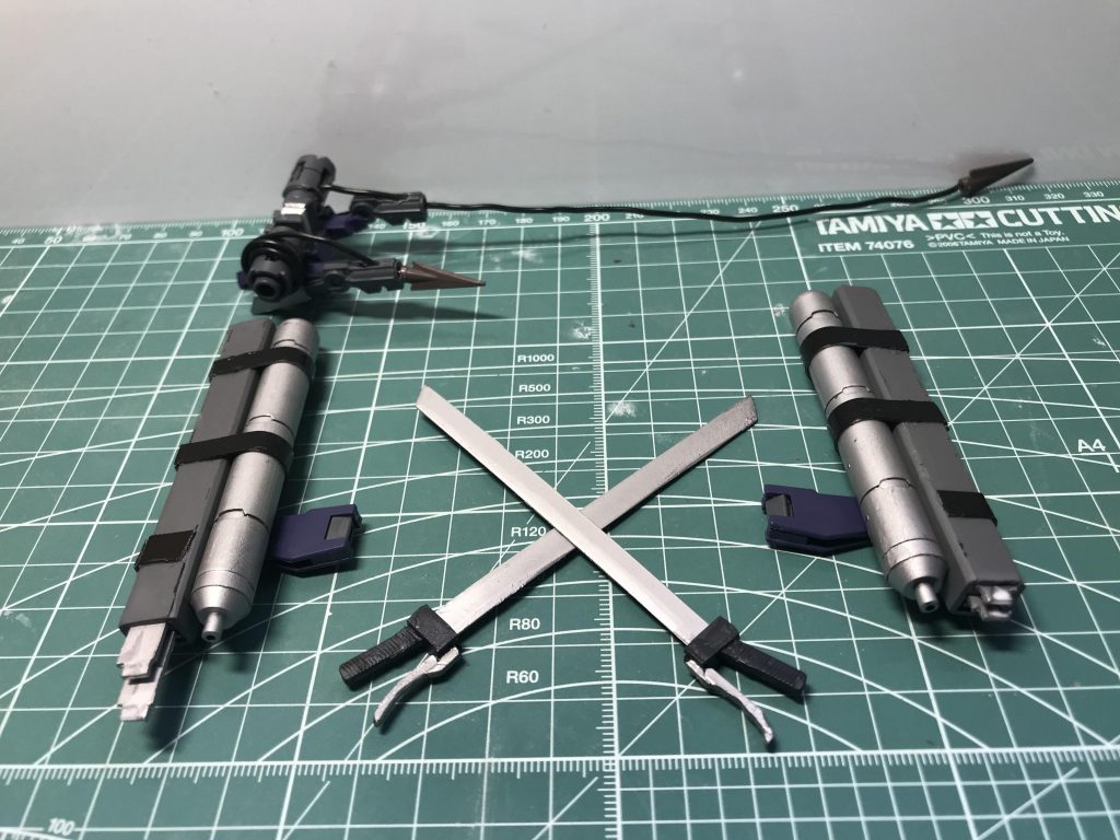 立体起動装置です。それっぽく作りました！