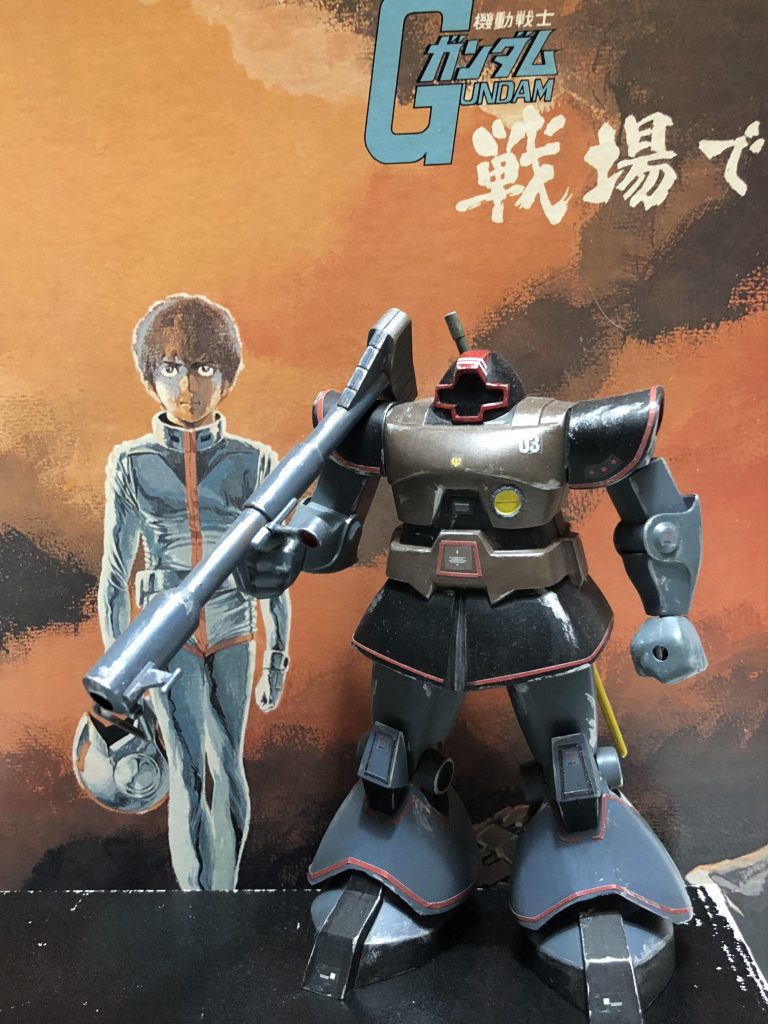 「なに?聞こえない」
ジオン兵A 「ガンダムがいないそうです」
ドレン 「あのリック・ドムは?」
ジオン兵A 「フラシィのです。奴はガンダムを見てないと言ってます」
ドレン 「馬鹿な、…ではどこにいるんだ?ガンダムは。うわっ」
ガンダム無双の始まりですね。