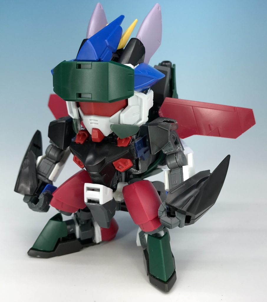 電撃丸塗装前。完成度9割くらい。
オリジナルでSD⇄リアルは以前一度つくっていますが…
https://gumpla.jp/hg/84849
その時の反省を生かしたおかげで、かなり上手くまとまったんじゃないかなと思います。
というわけで、
最後までご覧くださりありがとうございました!