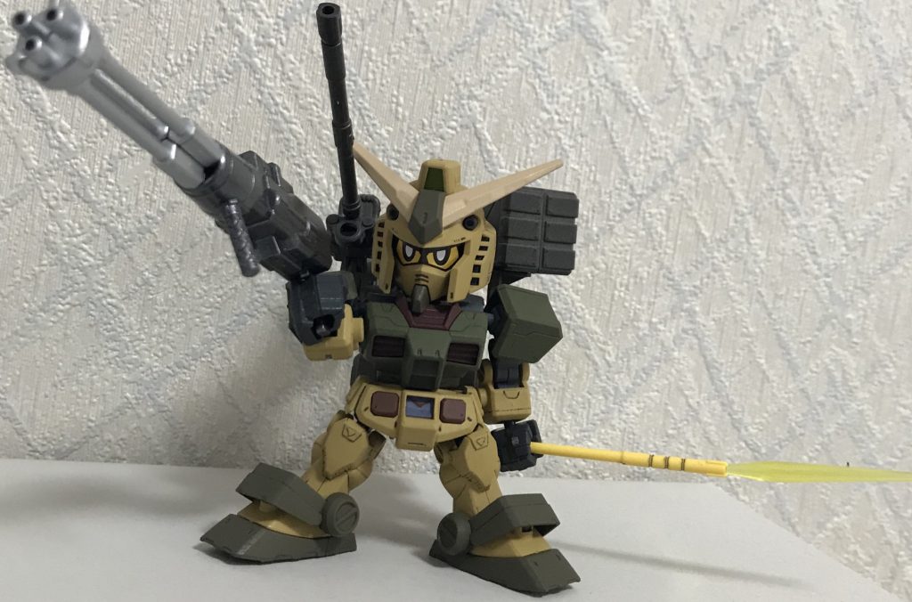 ガトリングはHGカスタマイズキャンペーンのやつです