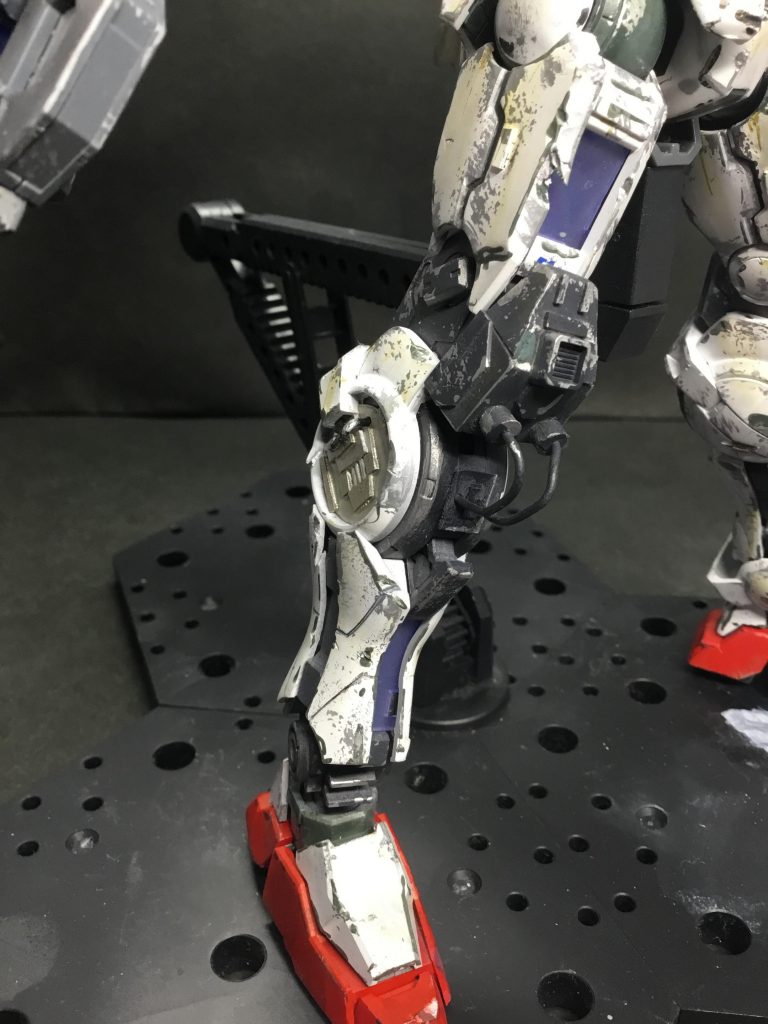 改修した部分。パテとプラ板で出来てます。セミスクラッチですね(^^)